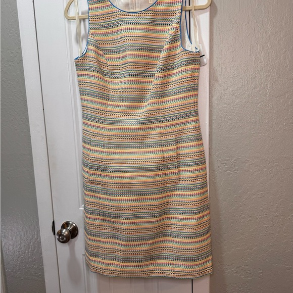Shoshanna bright Multicolor Striped Mini Dress - Picture 1 of 9
